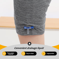 BOYUDZLTD nephrostomy shorts secure fit prevents sliding during activity.