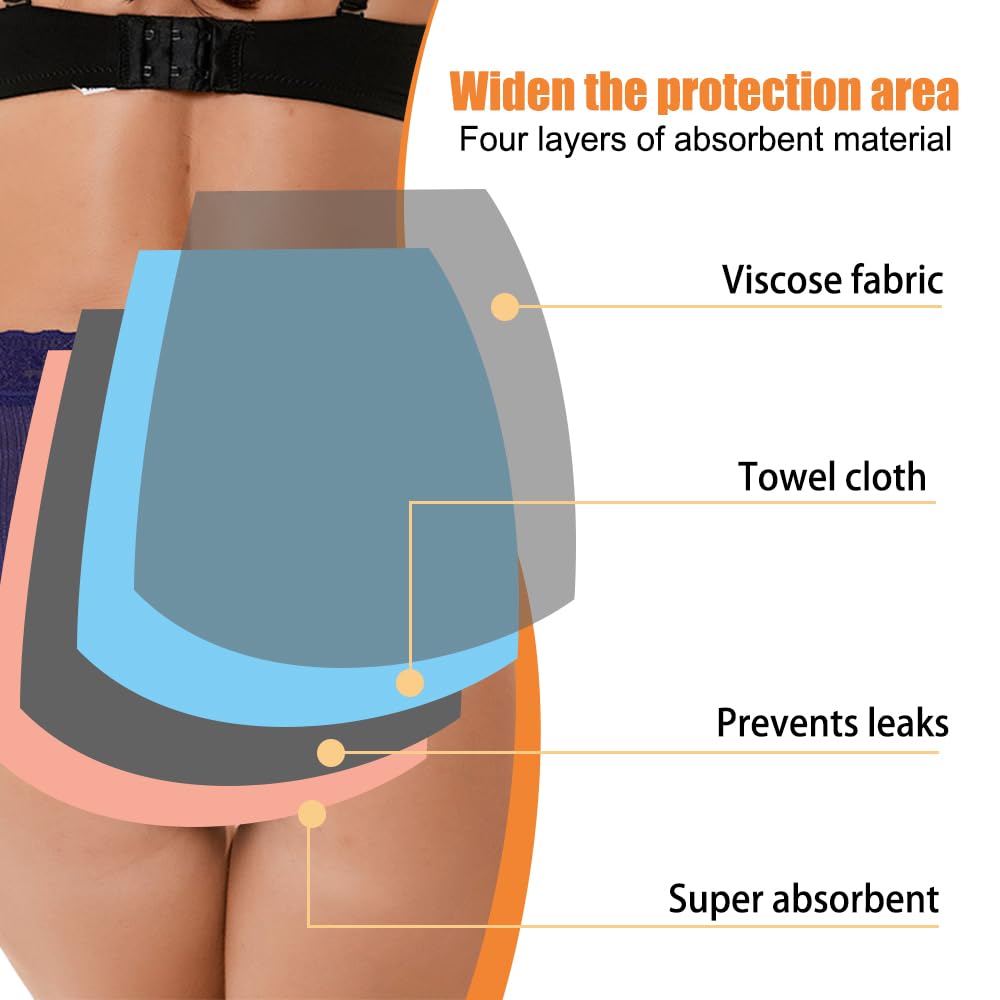 BOYUDZLTD washable leakproof panties demonstrate breathable fabric for daily wear.