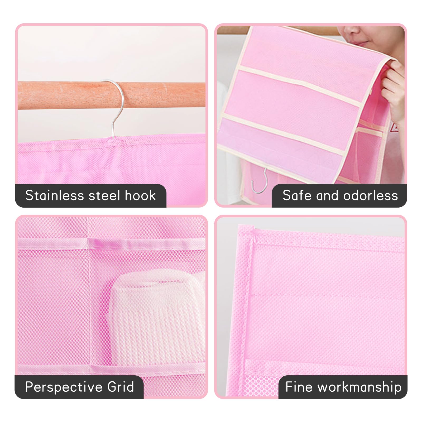 BOYYJING breathable mesh fabric keeps contents visible and ventilated.