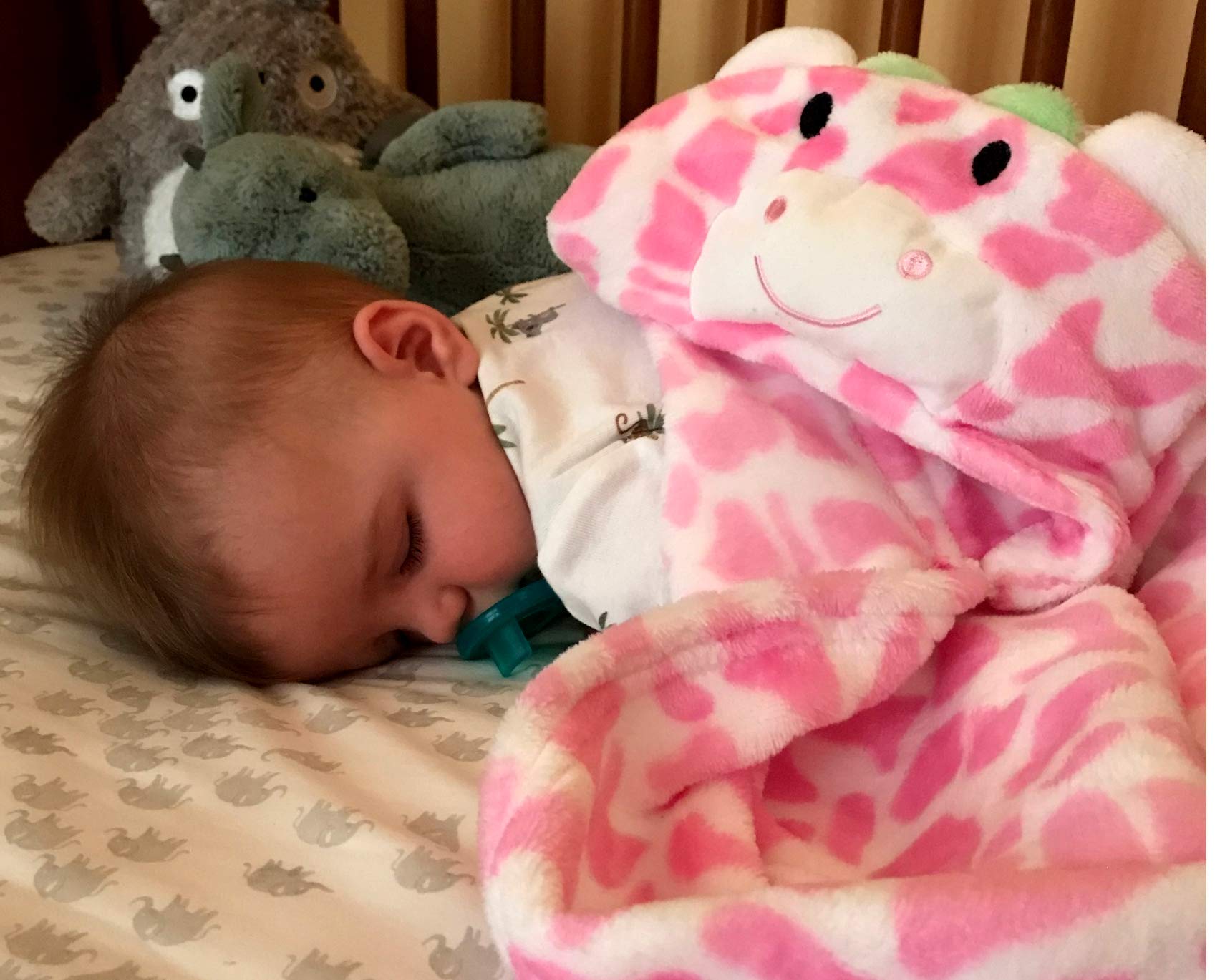 Bozeman Baby Company hooded blanket gift-ready-packaging makes a thoughtful baby shower present.