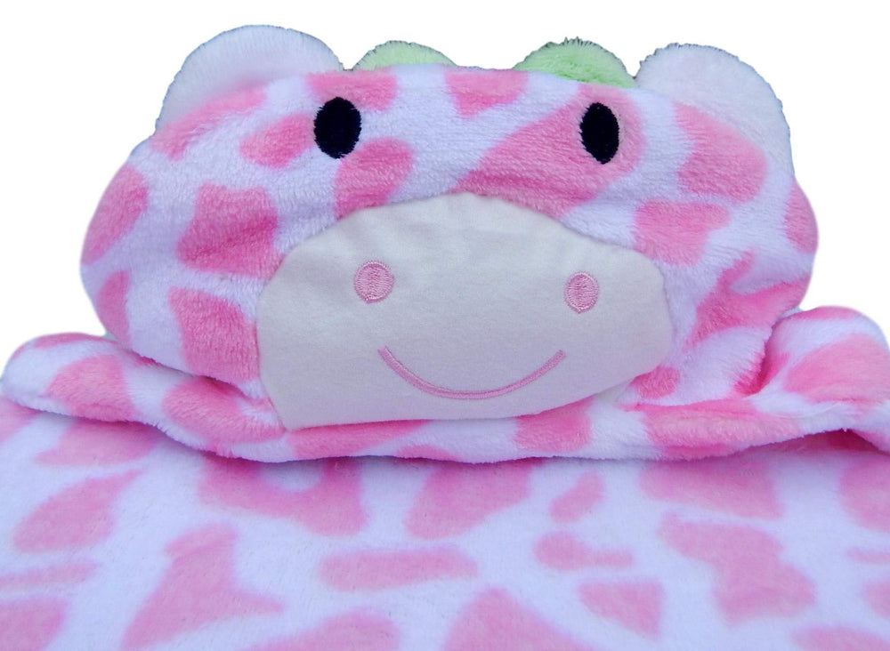 Bozeman Baby Company hooded blanket swaddling setup demonstrates secure wrap for nap time.