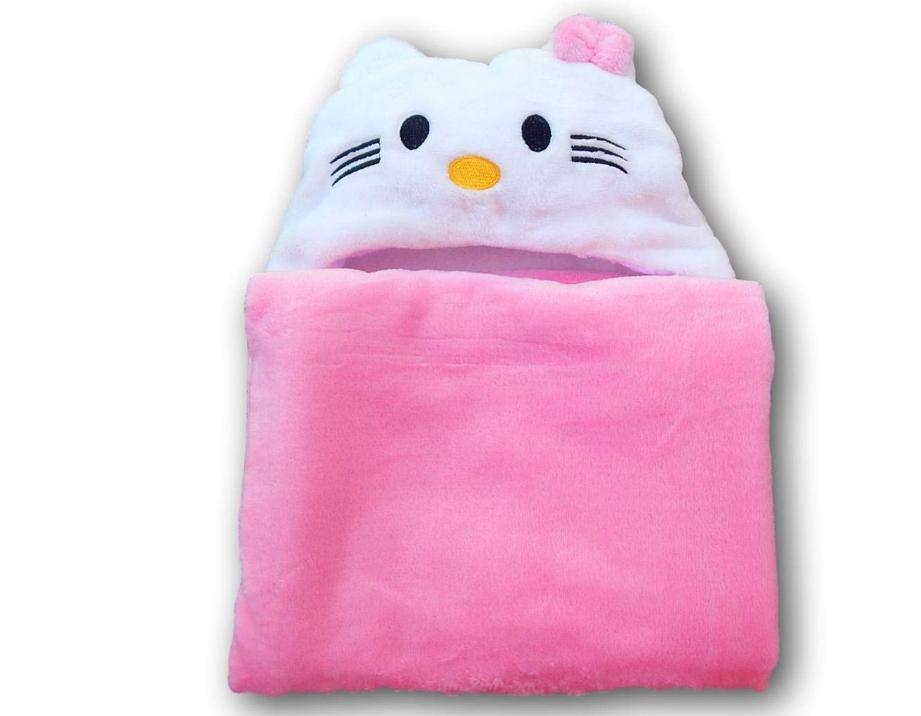 Bozeman Baby Company hooded blanket transforms into a cape for imaginative play