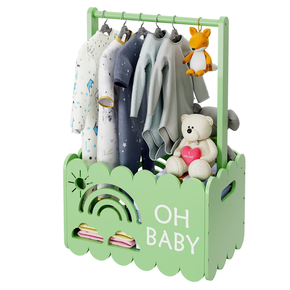 BPMFDTNL wooden baby shower crate closet with rustic elegance for gifting and storage.
