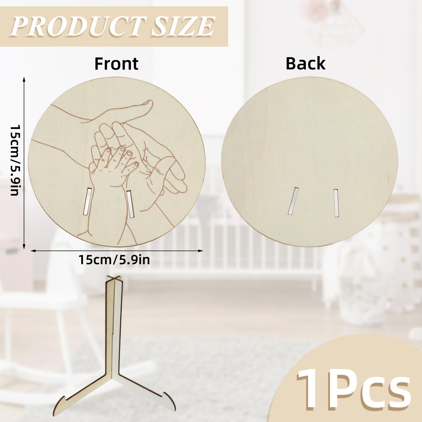 BQSAZHYJ hospital bracelet holder to preserve your baby's bracelet.