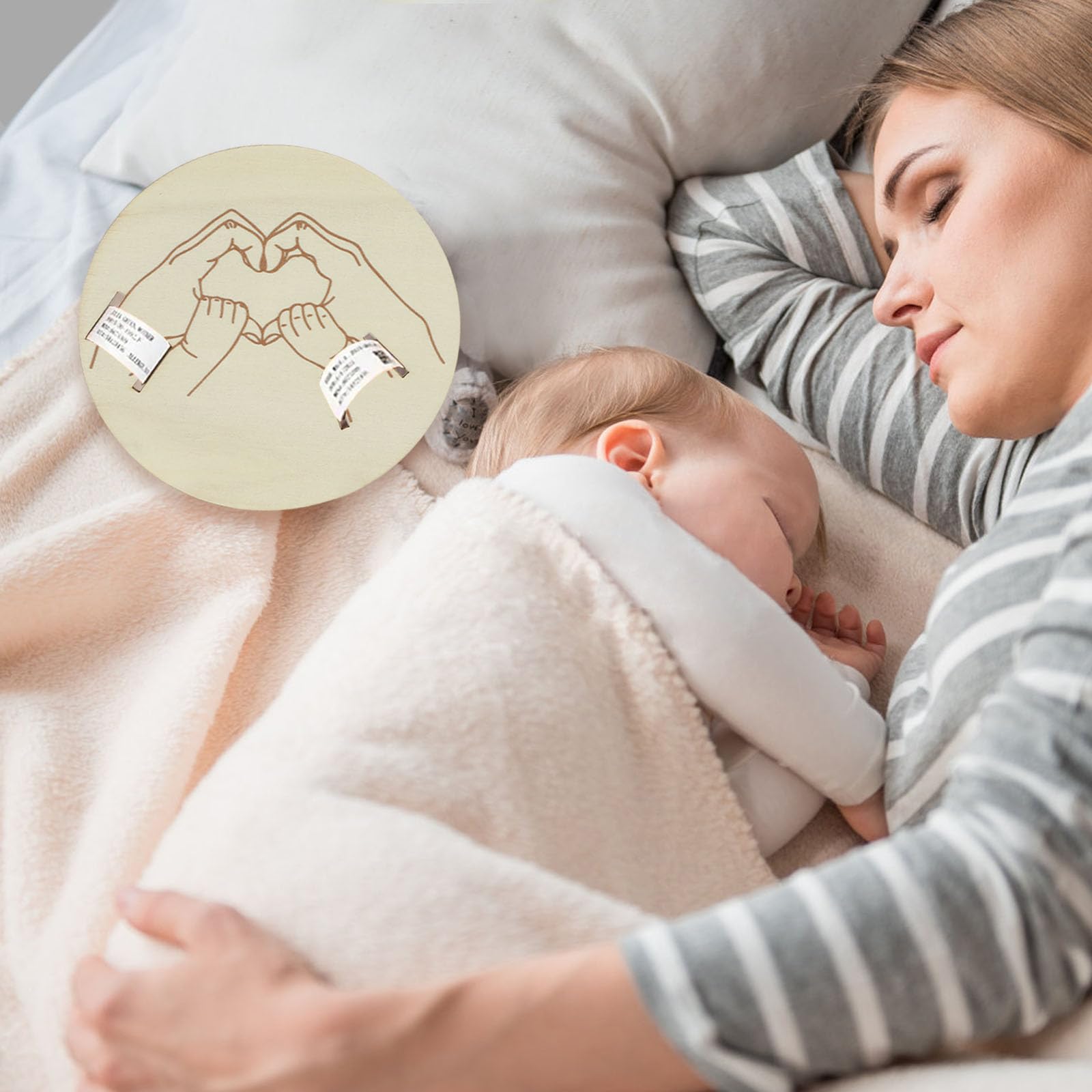 BQSAZHYJ wooden keepsake for new parents to treasure memories