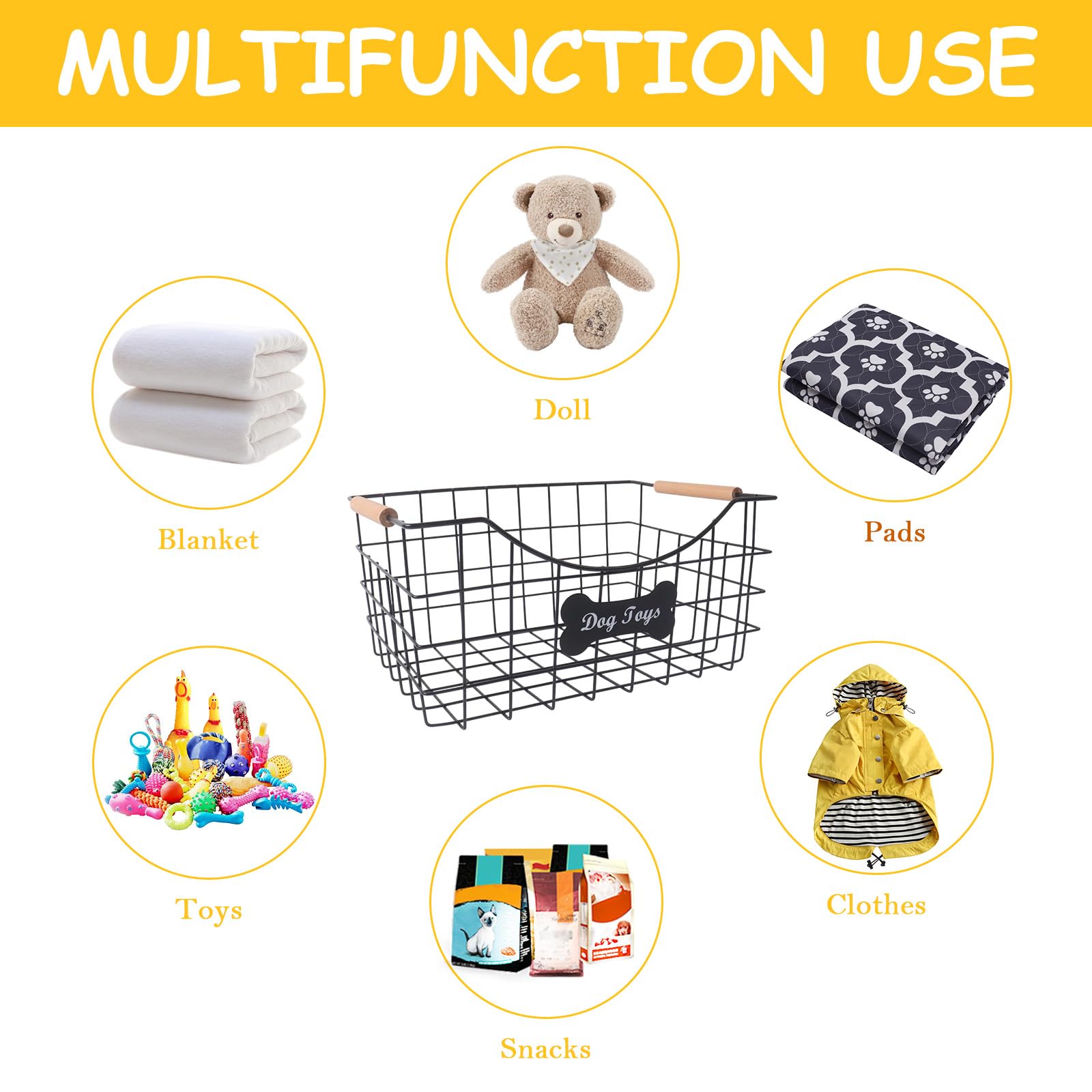 Brabtod easy care basket can be wiped clean after use.