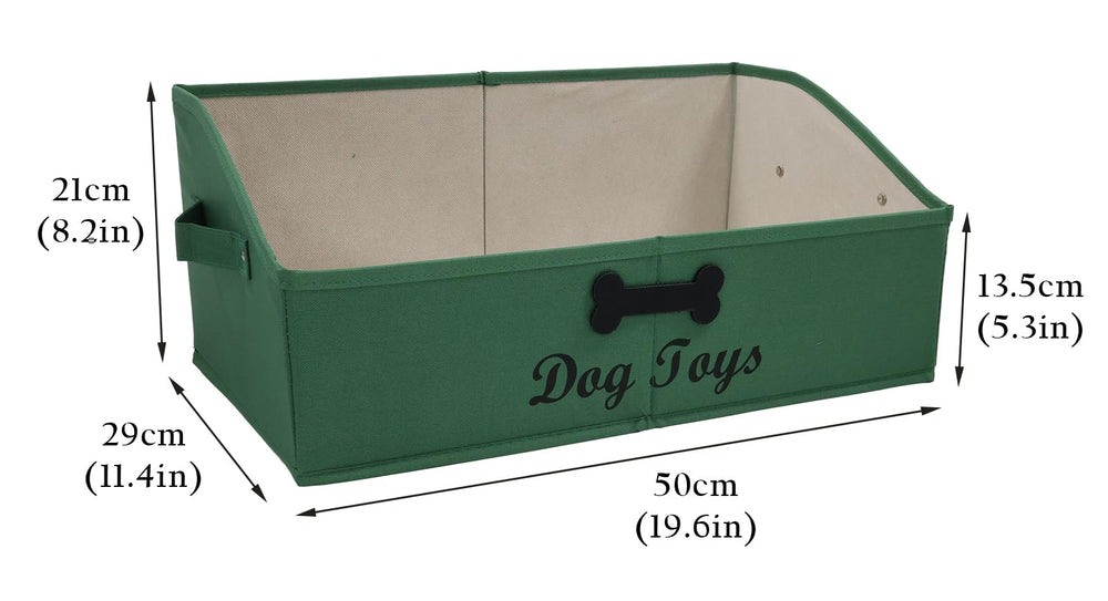 Brabtod large capacity organizer for toys, blankets, leashes and more