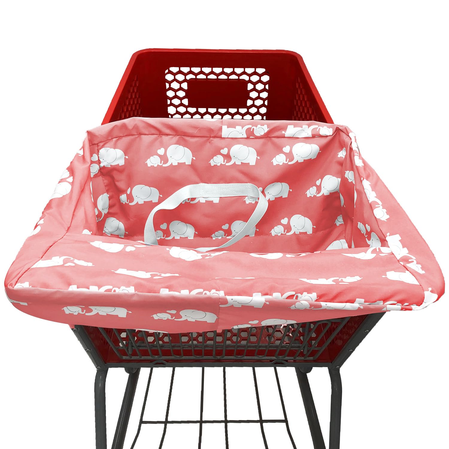Brain Architect Child soft cotton seat pad adds gentle comfort on outings.
