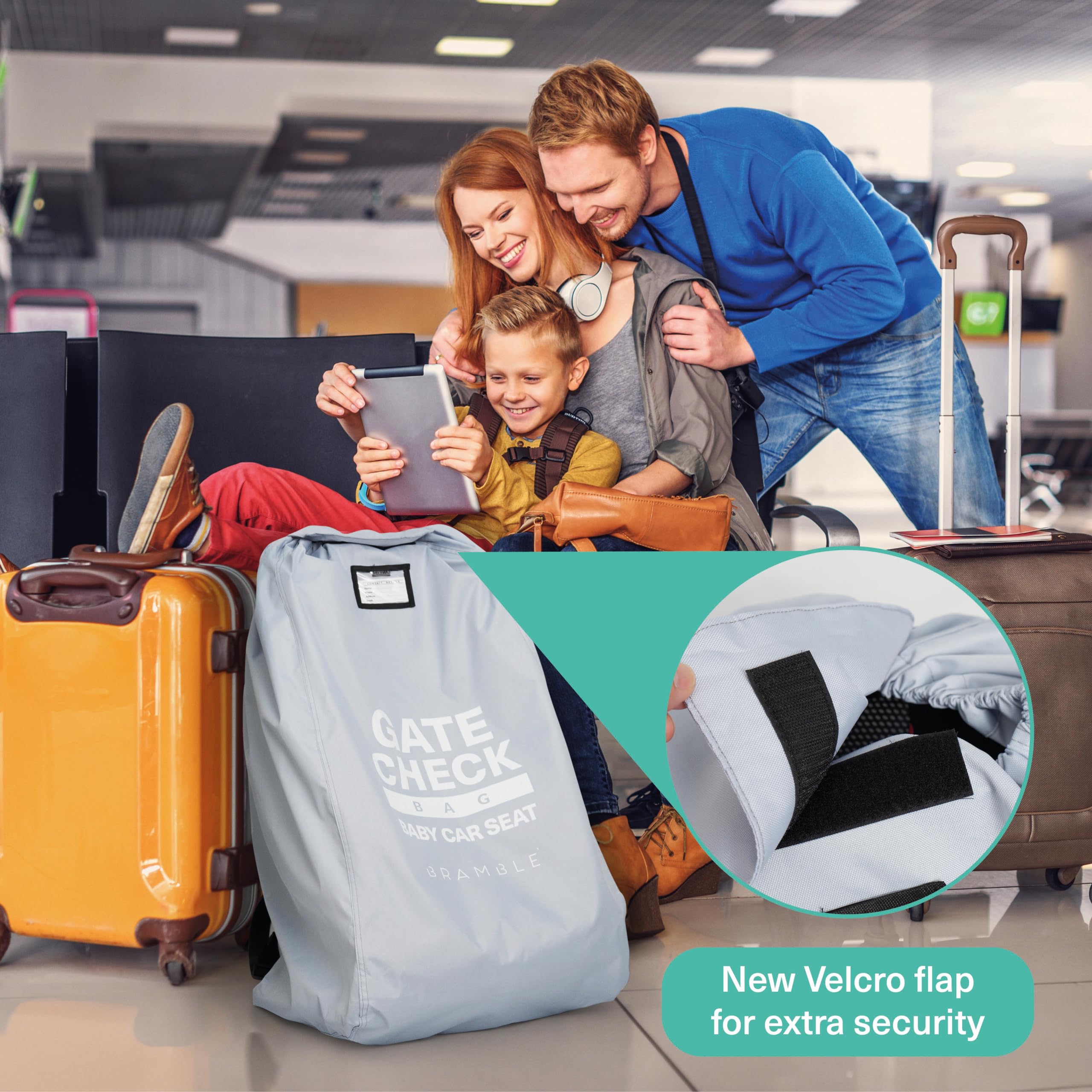 Bramble travel bag easily slots into luggage for storage