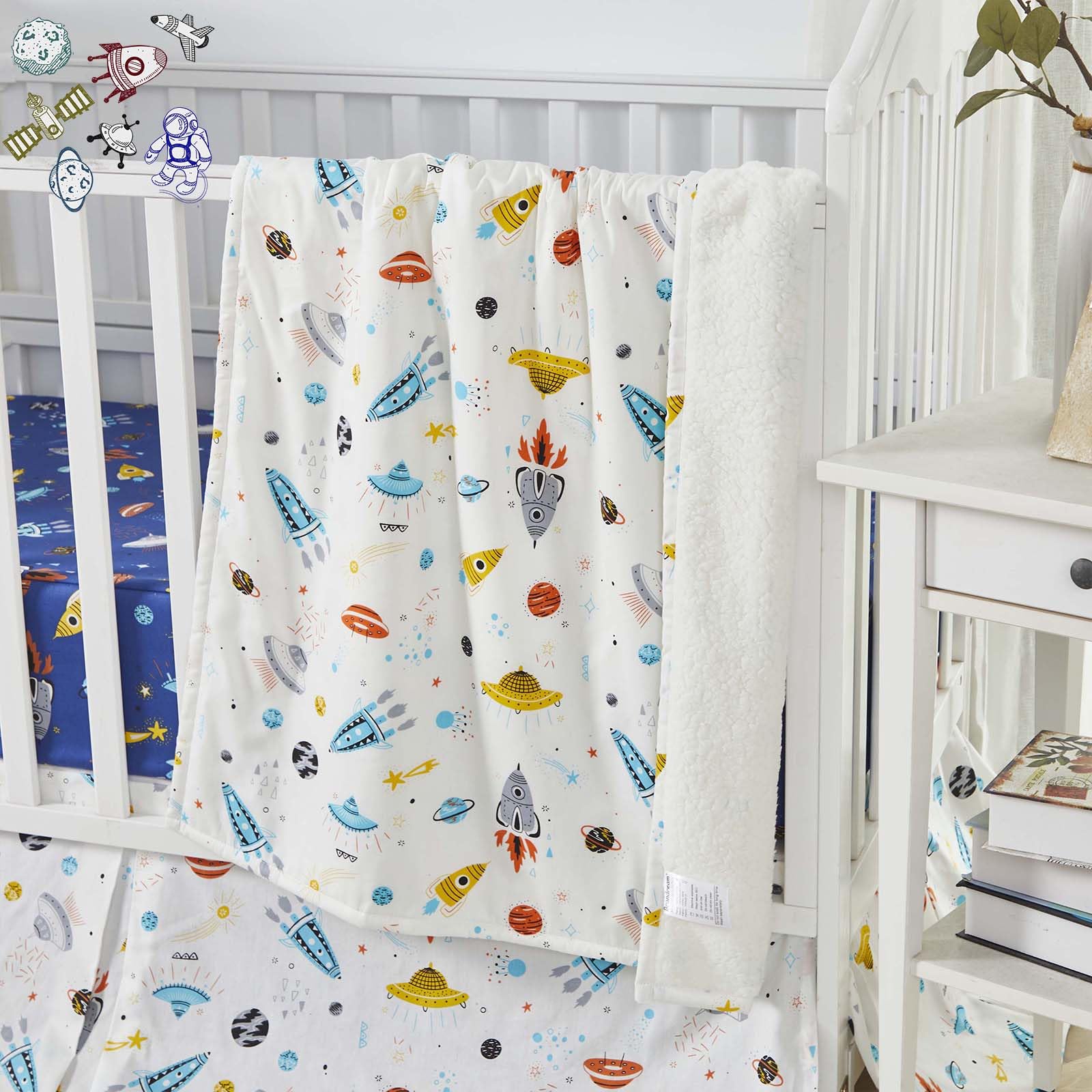 Brandream 100% cotton material close-up highlighting safety certification