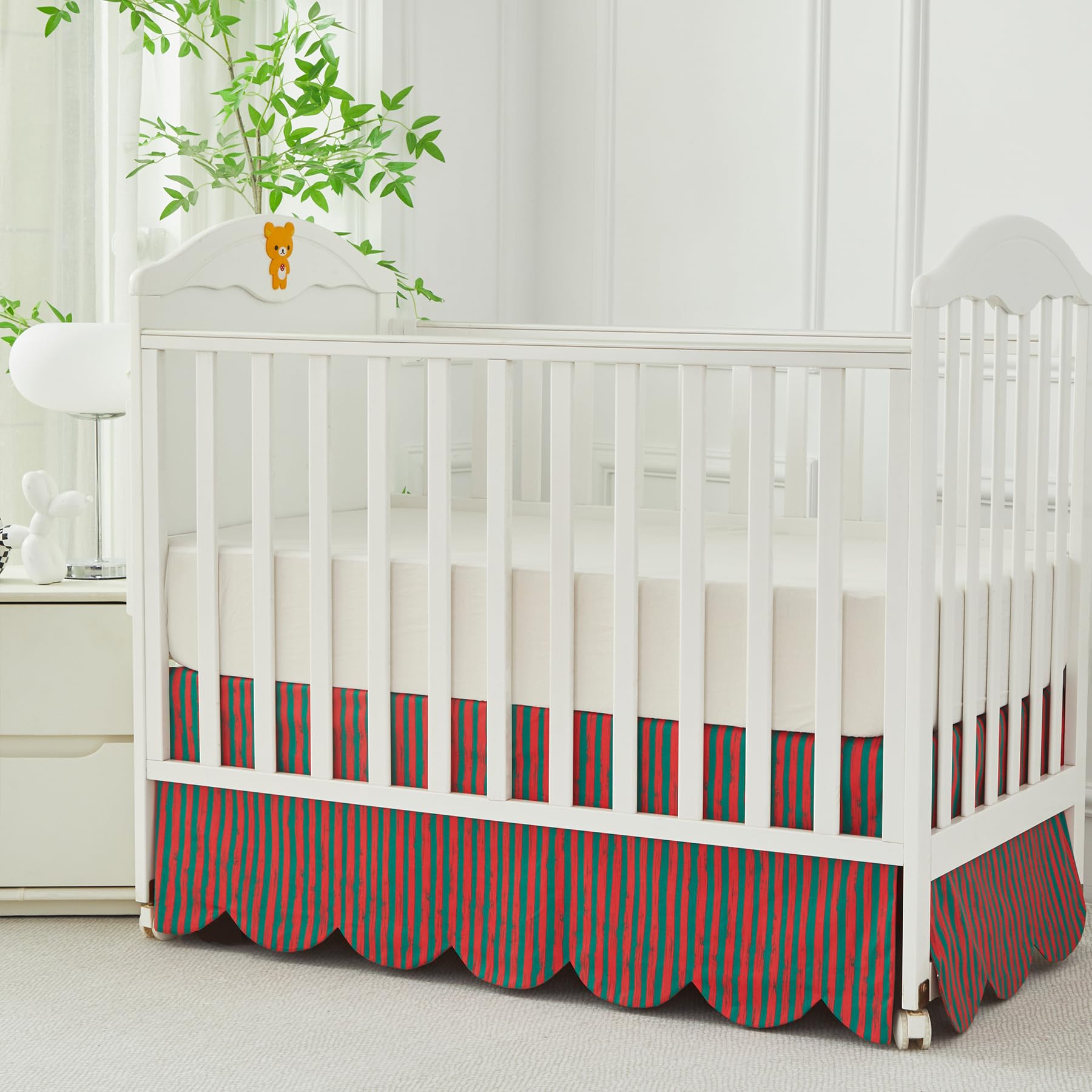 Brandream 100 percent cotton bedding adds breathable softness for baby comfort