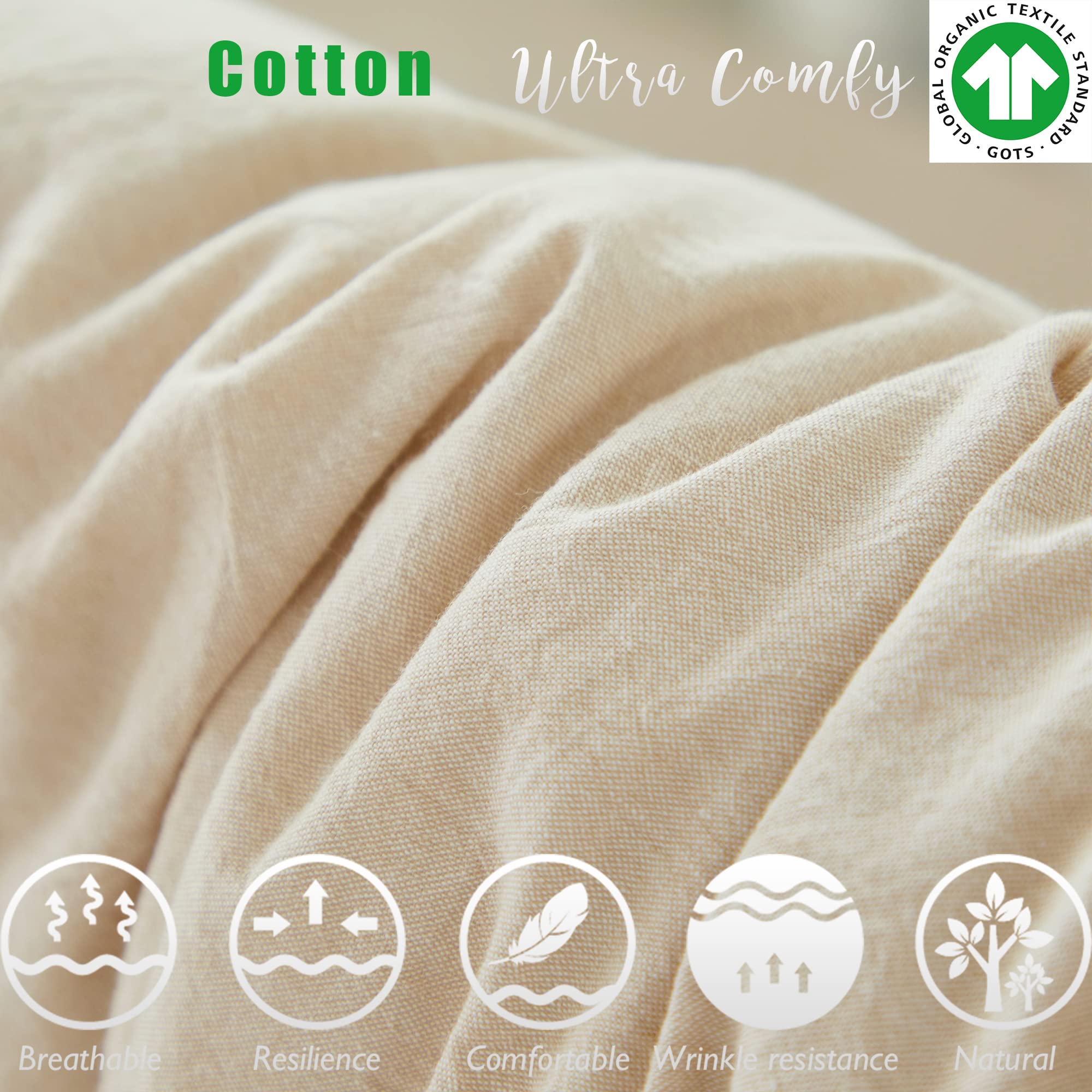 Brandream crib skirt detail demonstrates clean farmhouse silhouette for easy coordination.
