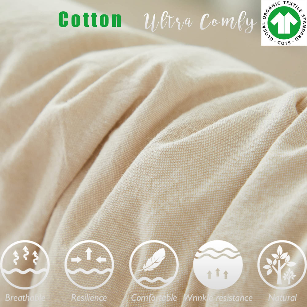 Brandream crib skirt detail demonstrates clean farmhouse silhouette for easy coordination.