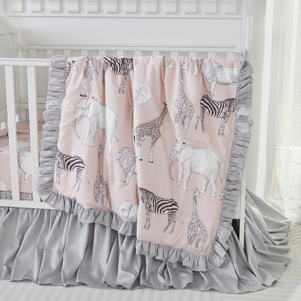 Brandream boho chic nursery decor in neutral gray for calm spaces