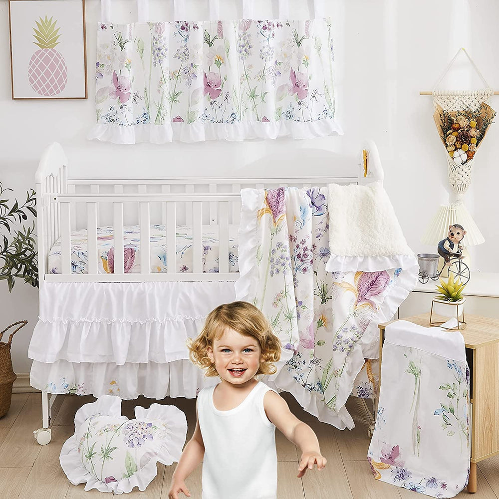 Brandream boho fitted sheet offers breathable comfort for newborn skin.