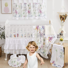 Brandream boho fitted sheet offers breathable comfort for newborn skin.