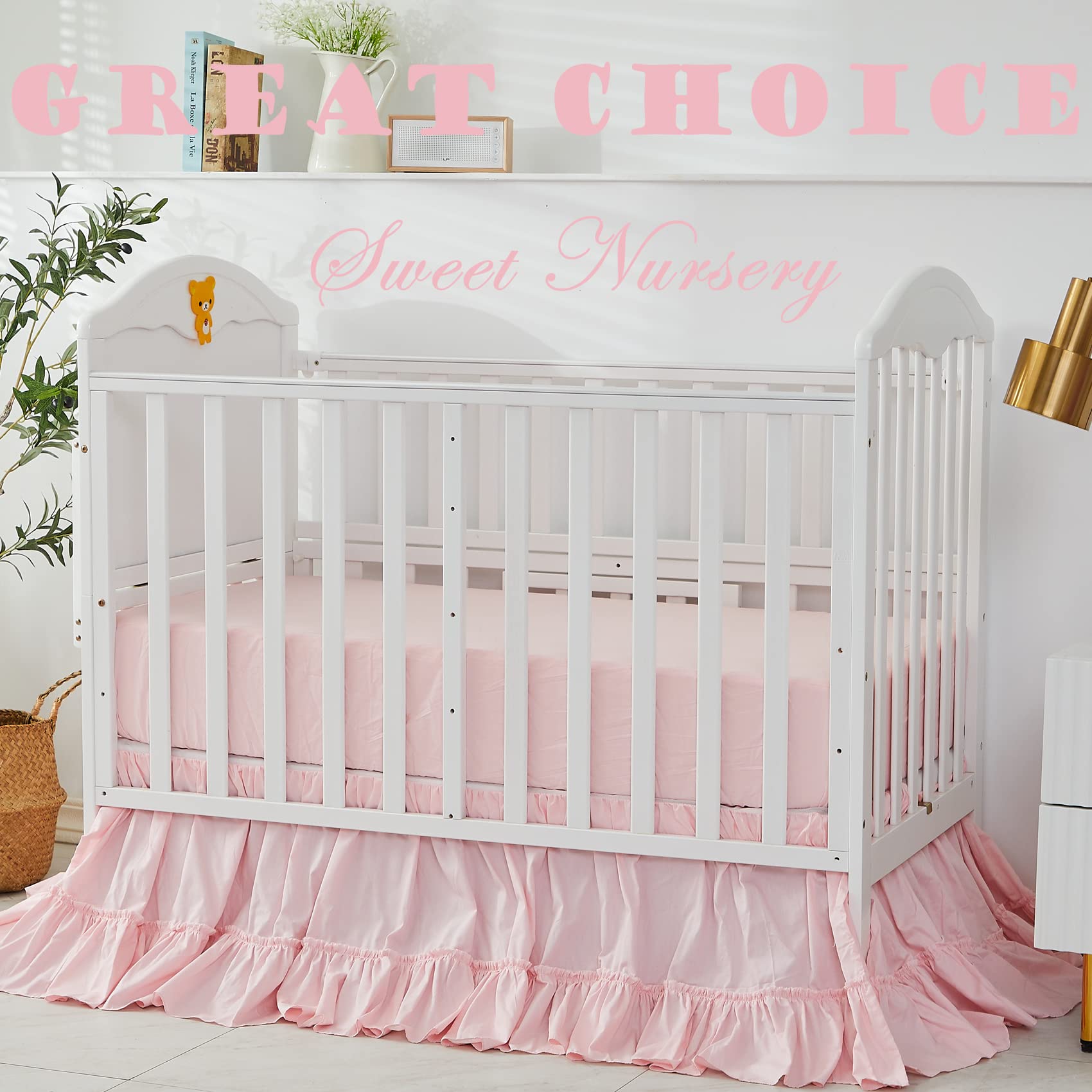 Brandream boho chic cotton nursery skirt texture and warmth