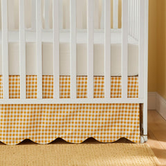 Brandream premium cotton crib skirt offers easy care and durable baby-ready wear.