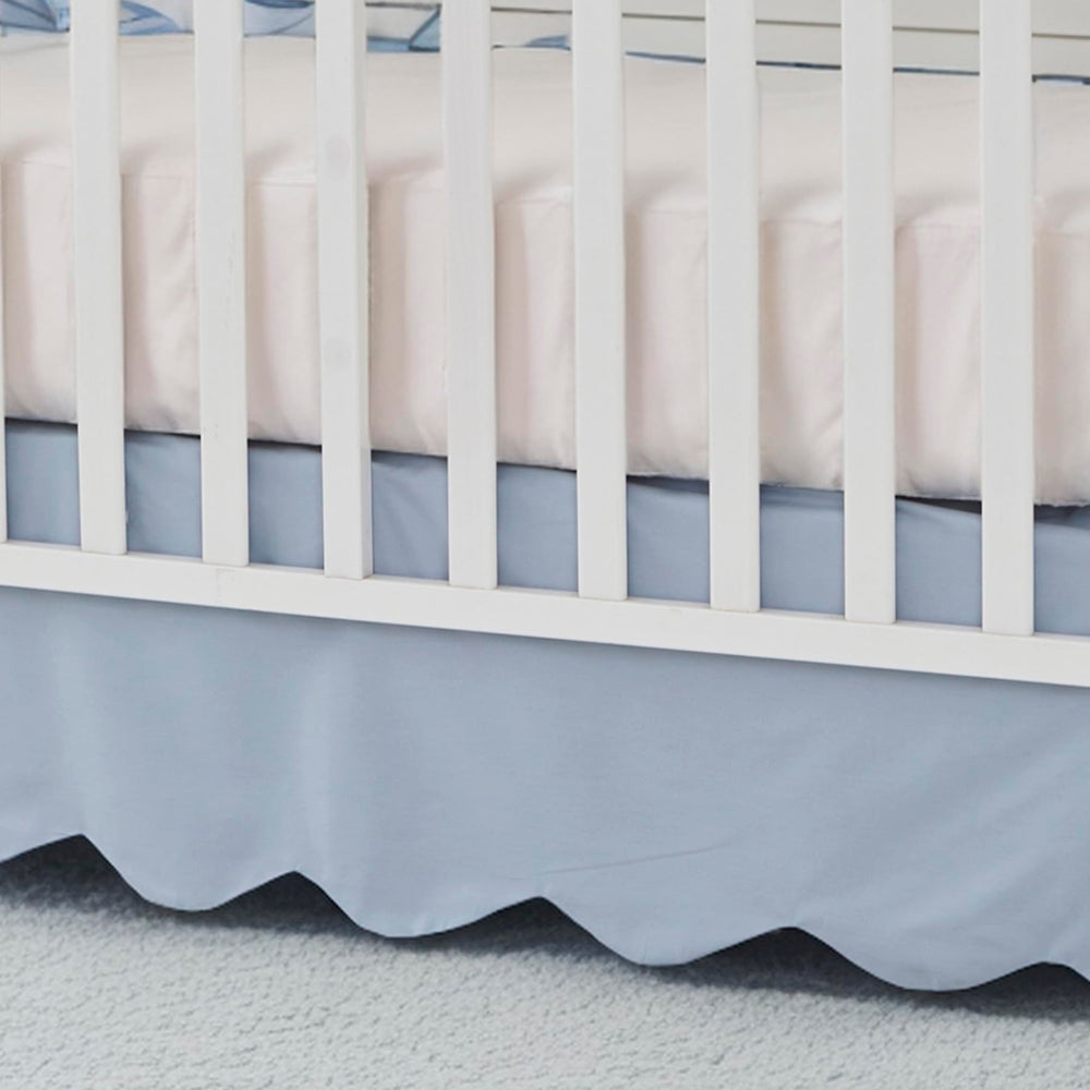 Brandream cotton fabric close-up shows soft, breathable material for nursery decor.