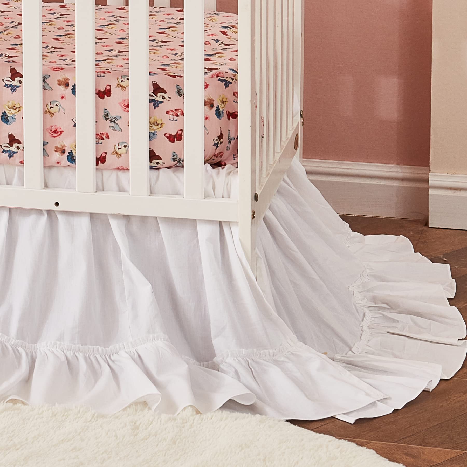 Brandream bed skirt shows 52x28x16 drop for full coverage.