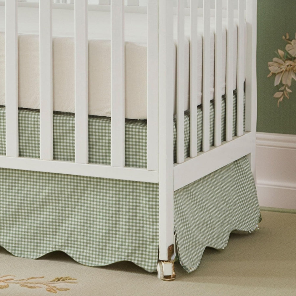 Brandream 52in by 28in by 16in drop fits standard cribs and toddler beds.