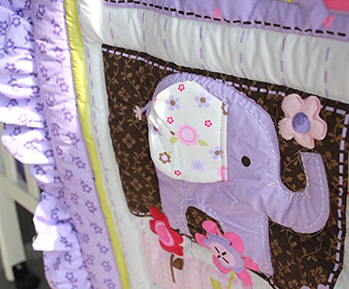 Brandream four-side crib skirt with split corners for easy setup