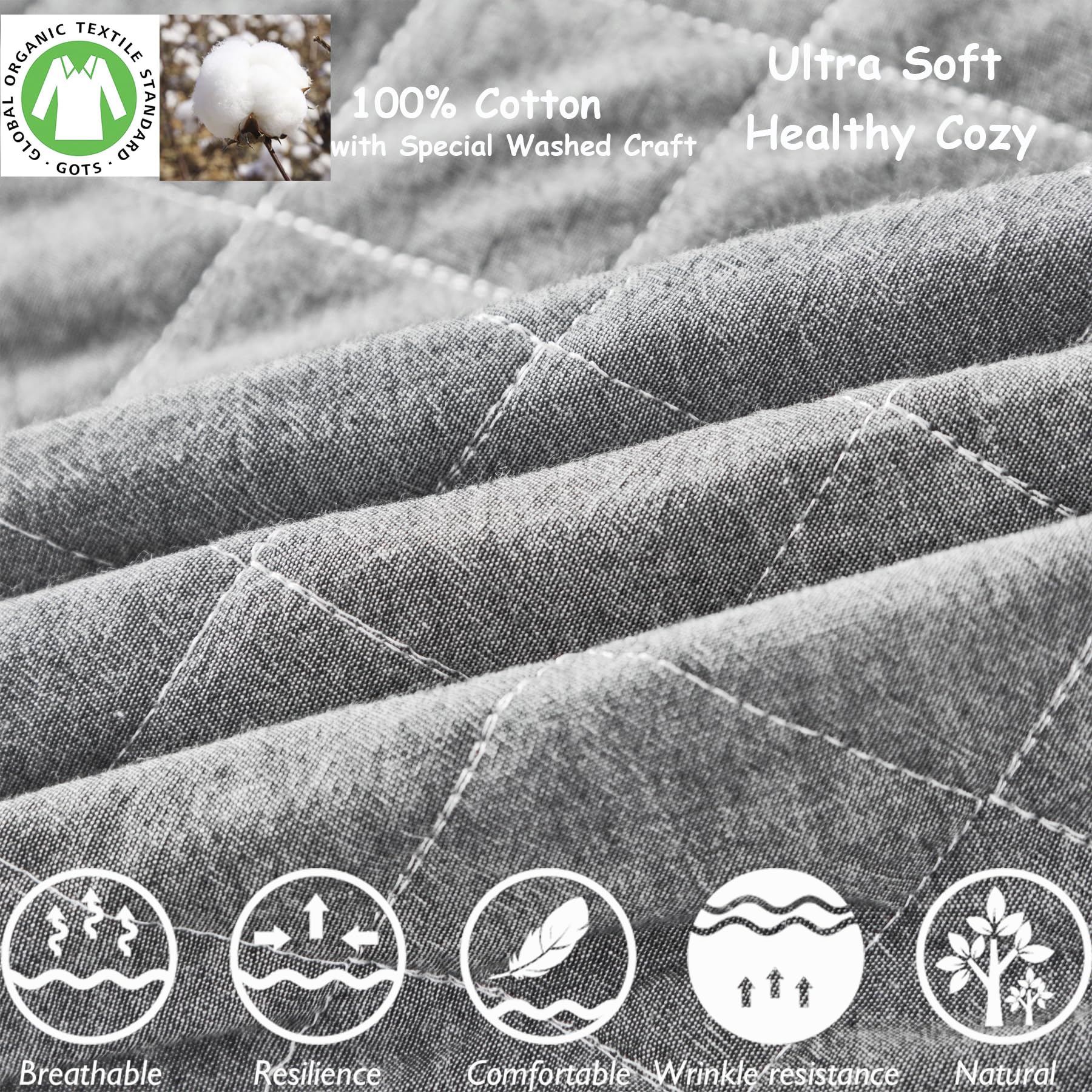 Brandream dust ruffle with 16-inch drop for a clean crib silhouette