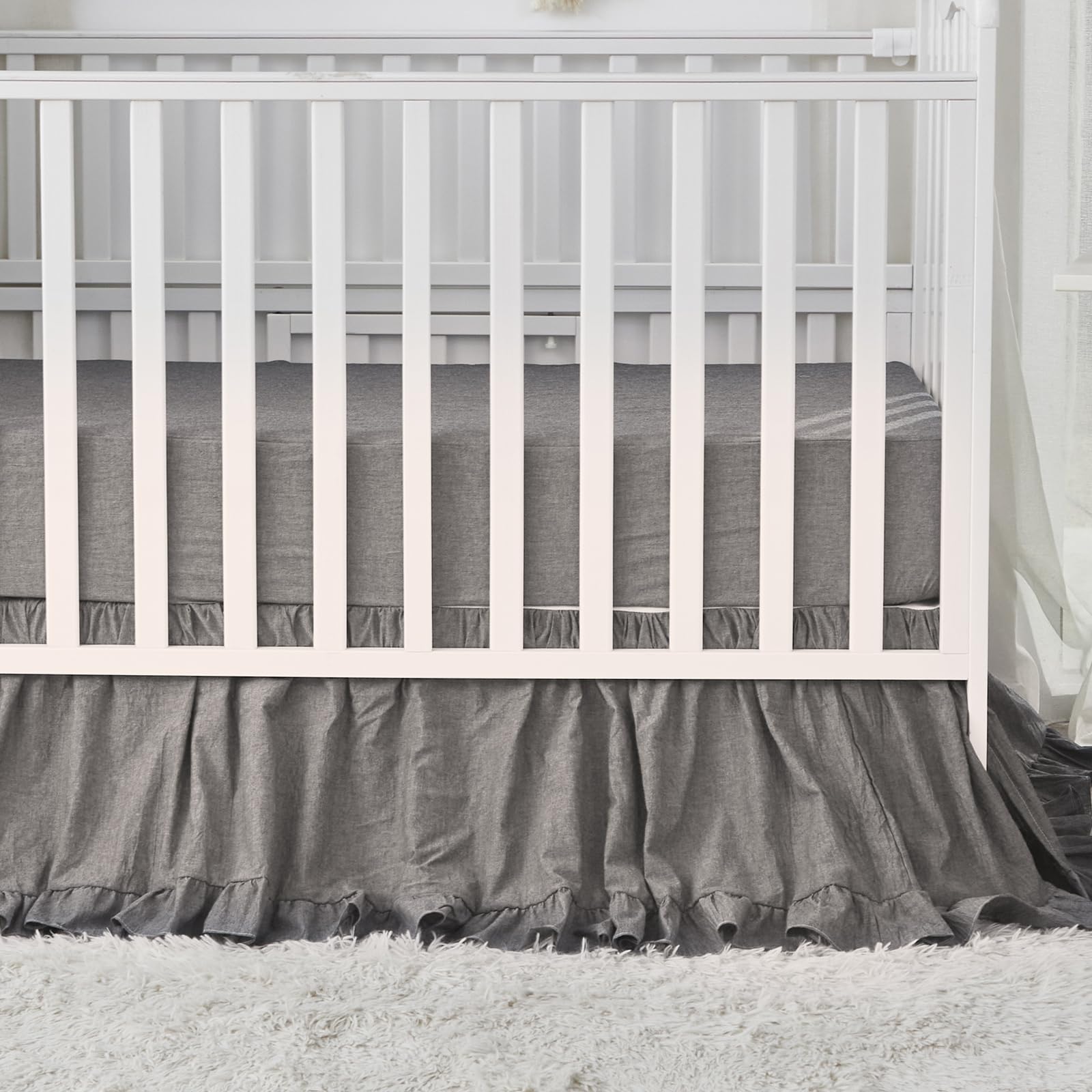 Brandream easy care machine washable design keeps nursery tidy with less effort.