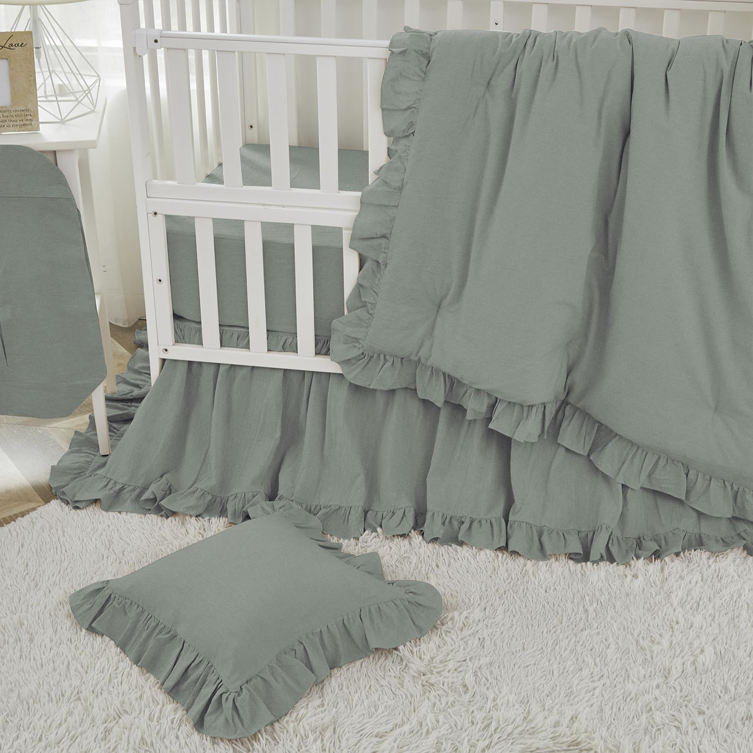 Brandream fitted crib sheet 52x28 offers a snug fit