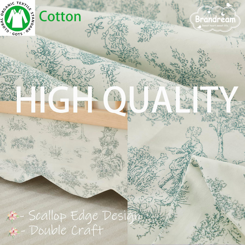 Brandream France country toile design complements boho farmhouse decor