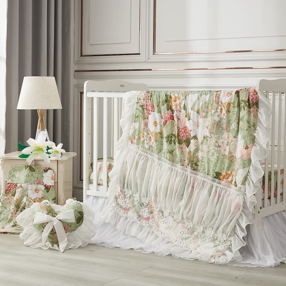 Brandream garden floral nursery setting showing coordinated, calming decor