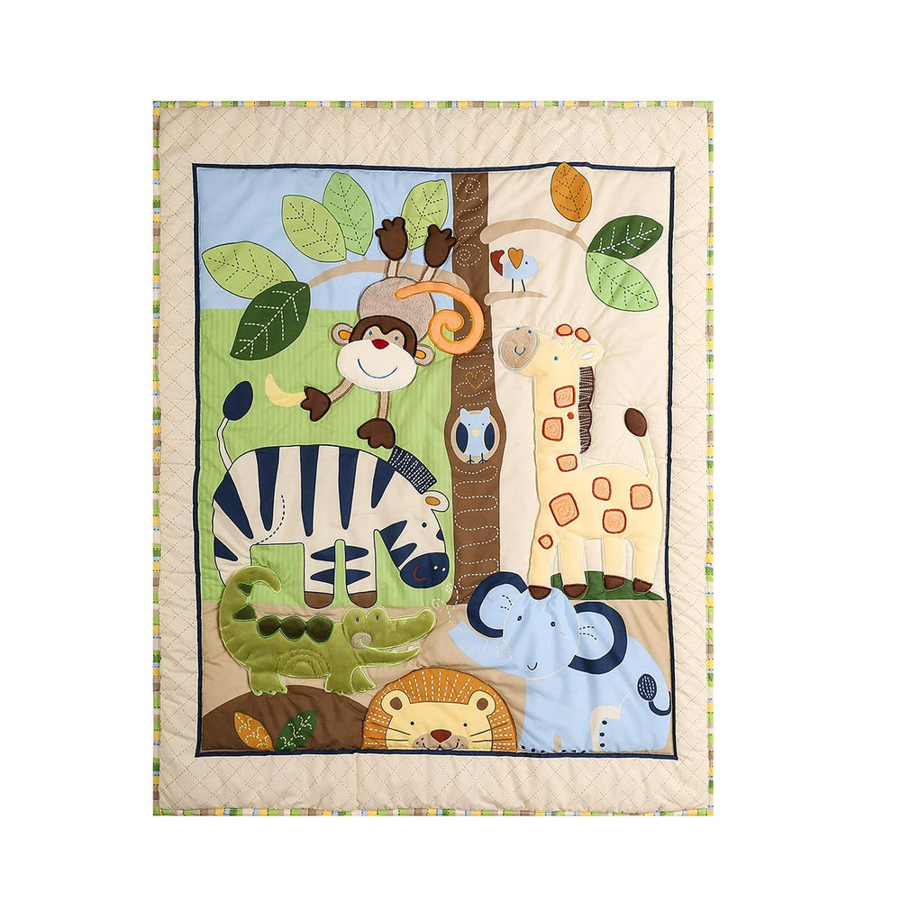 Brandream Jungle bird pattern complements the set’s cohesive theme