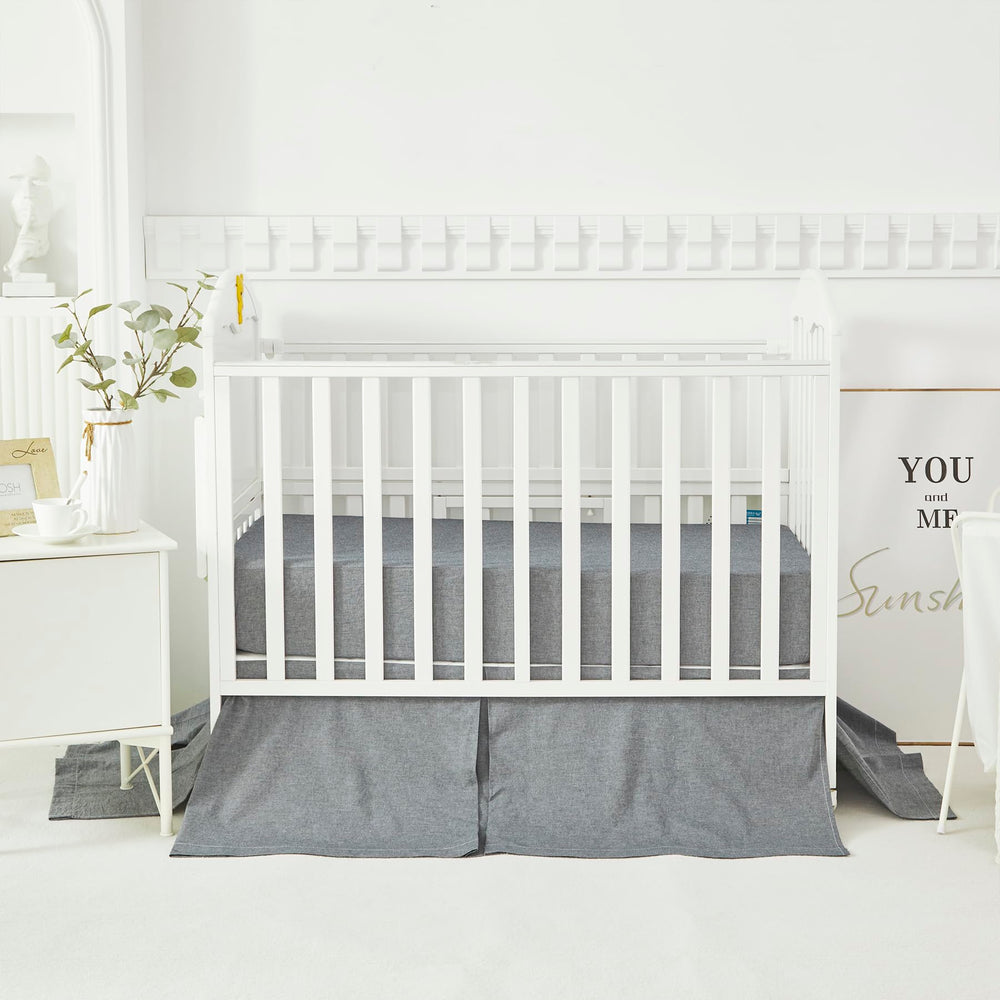 Brandream nursery décor in grey tone complements modern boho style