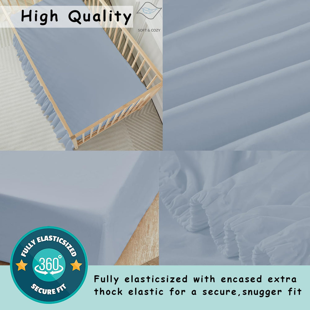 Brandream ruffle edge detail enhances nursery style with subtle charm