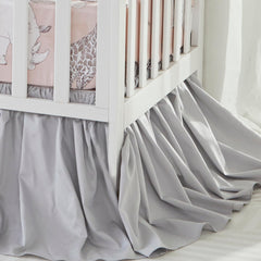 Brandream Safari Animals crib skirt finishing the crib look neatly