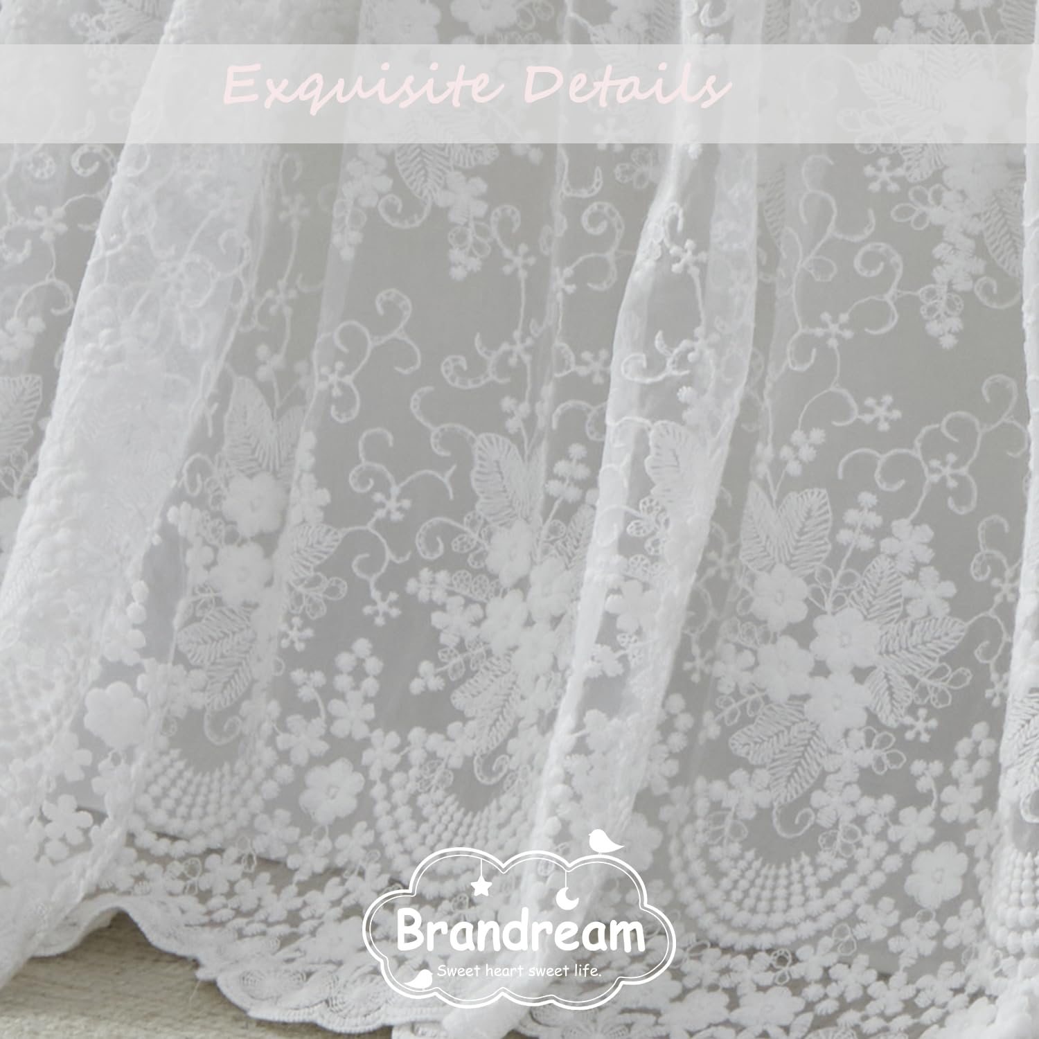 Brandream 100 percent cotton fabric feels soft and breathable for baby comfort.