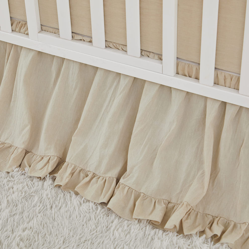 Brandream 100% washed cotton fabric feels soft and easy to care for.