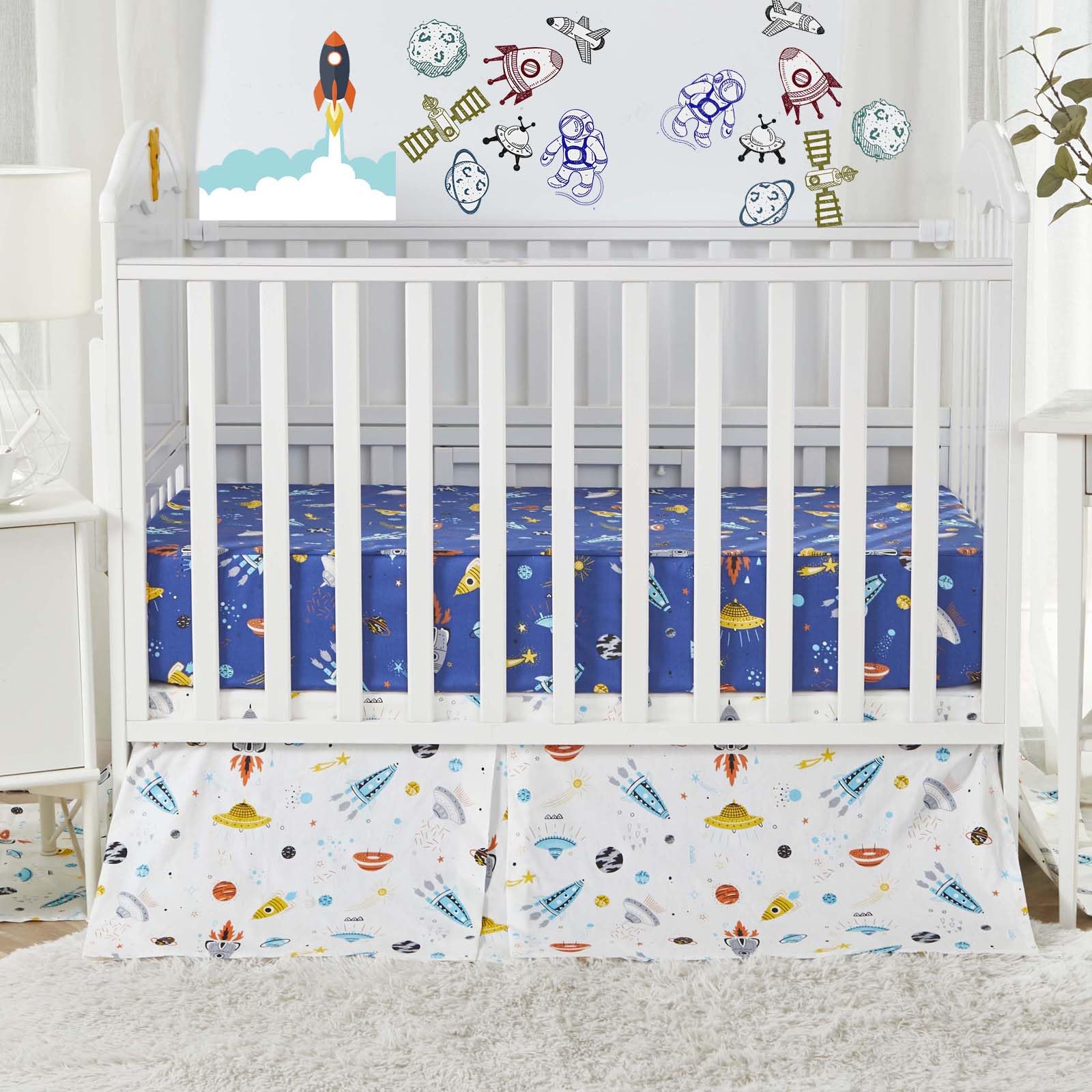 Brandream space adventure patterns spark imagination during nap time