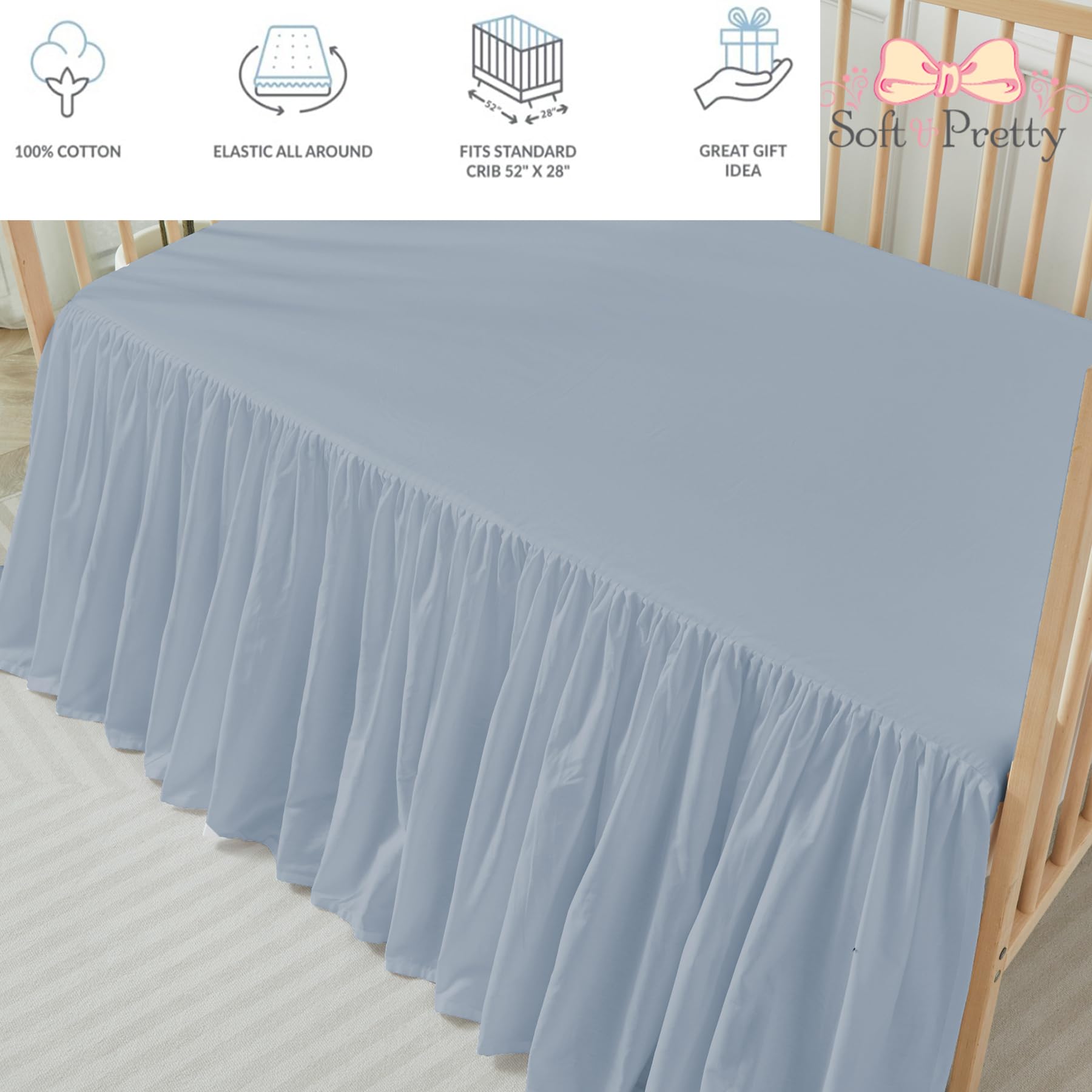 Brandream compatible with standard cribs and toddler beds for easy transition