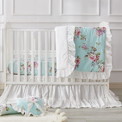 Brandream white cotton nursery textile highlighting breathable natural material.