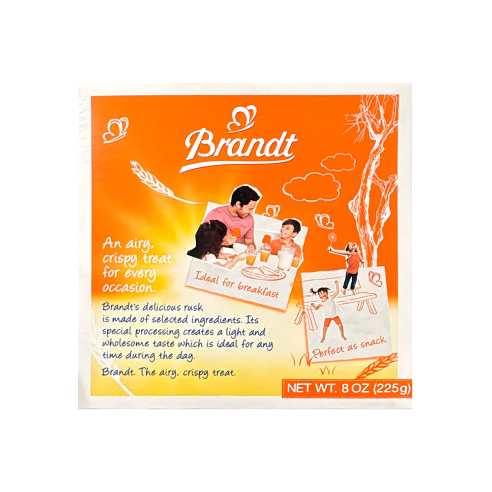 Brandt Zwieback Rusk with mild sweetness for easy nibbling.