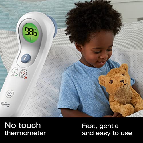 Braun No Touch Forehead Thermometer ideal for family use in daily checks