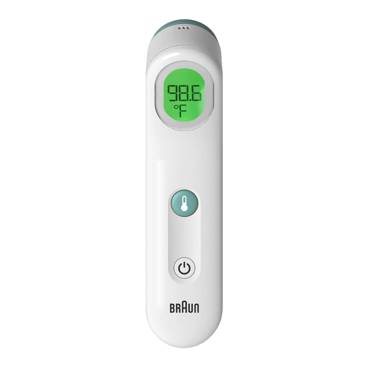 Braun Sensian Touch 5 display shows color-coded results for quick interpretation.