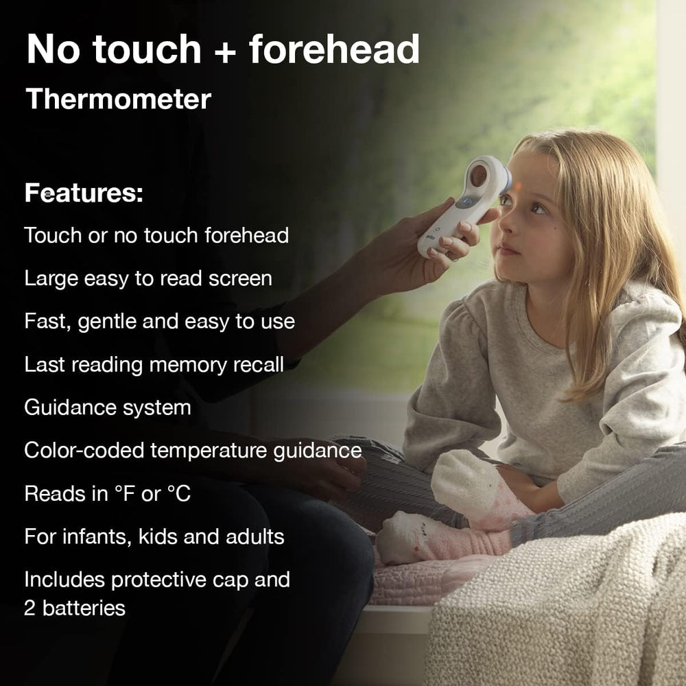 Braun thermometer guidance light directs for accurate aiming