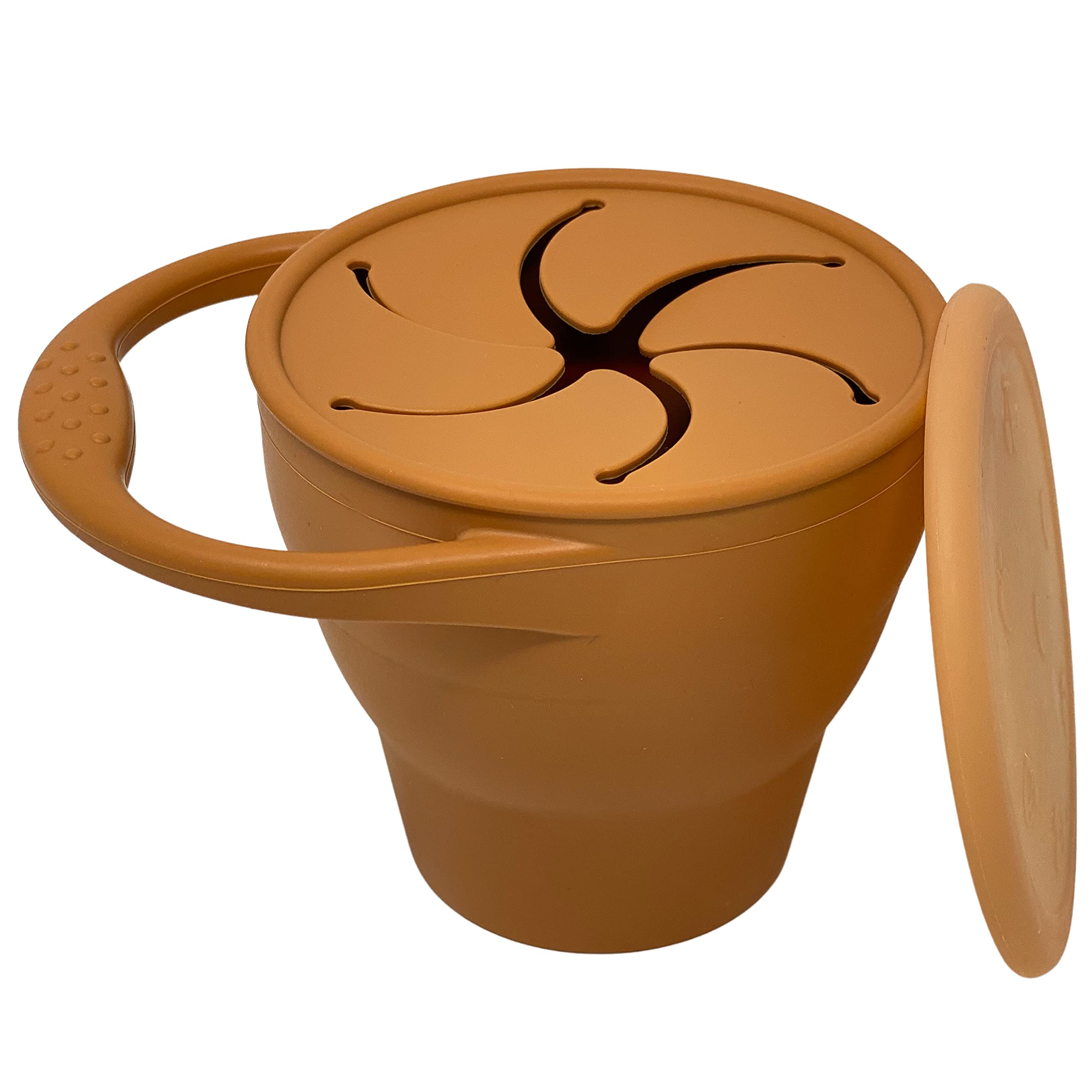 BraveJustice Snack Attack Snack Cup collapsible for compact storage and easy portability.
