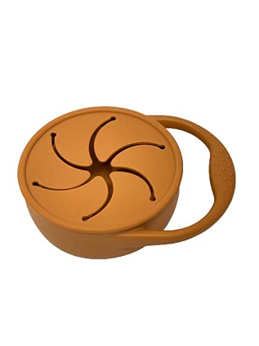 BraveJustice Snack Attack Snack Cup soft silicone protects little hands during snacking.