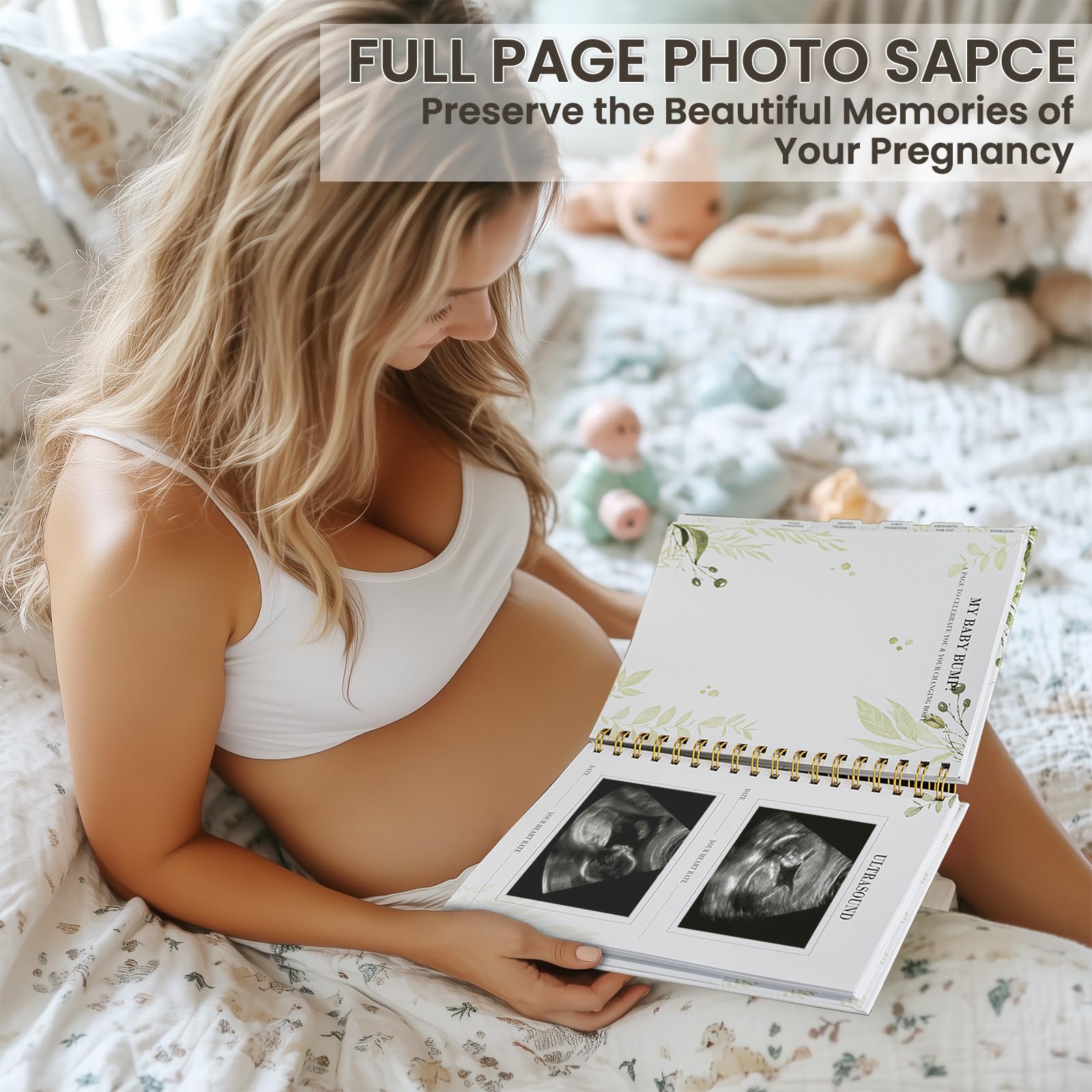 Braveriky pregnancy journal layout with trimester planners and doctor visits