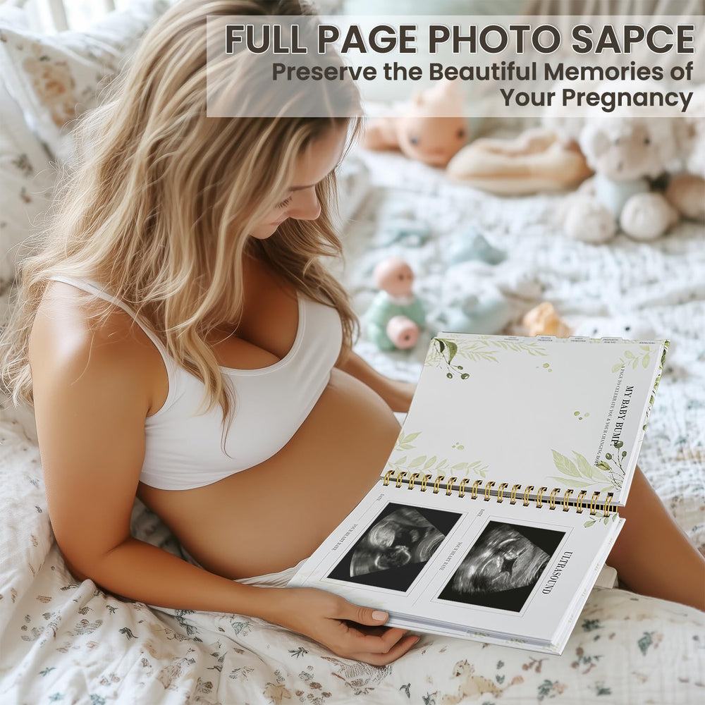 Braveriky pregnancy journal layout with trimester planners and doctor visits