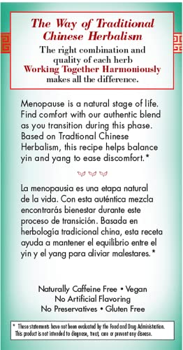 Bravo Tea Menopause Comfort wild-grown herbs signaling natural quality