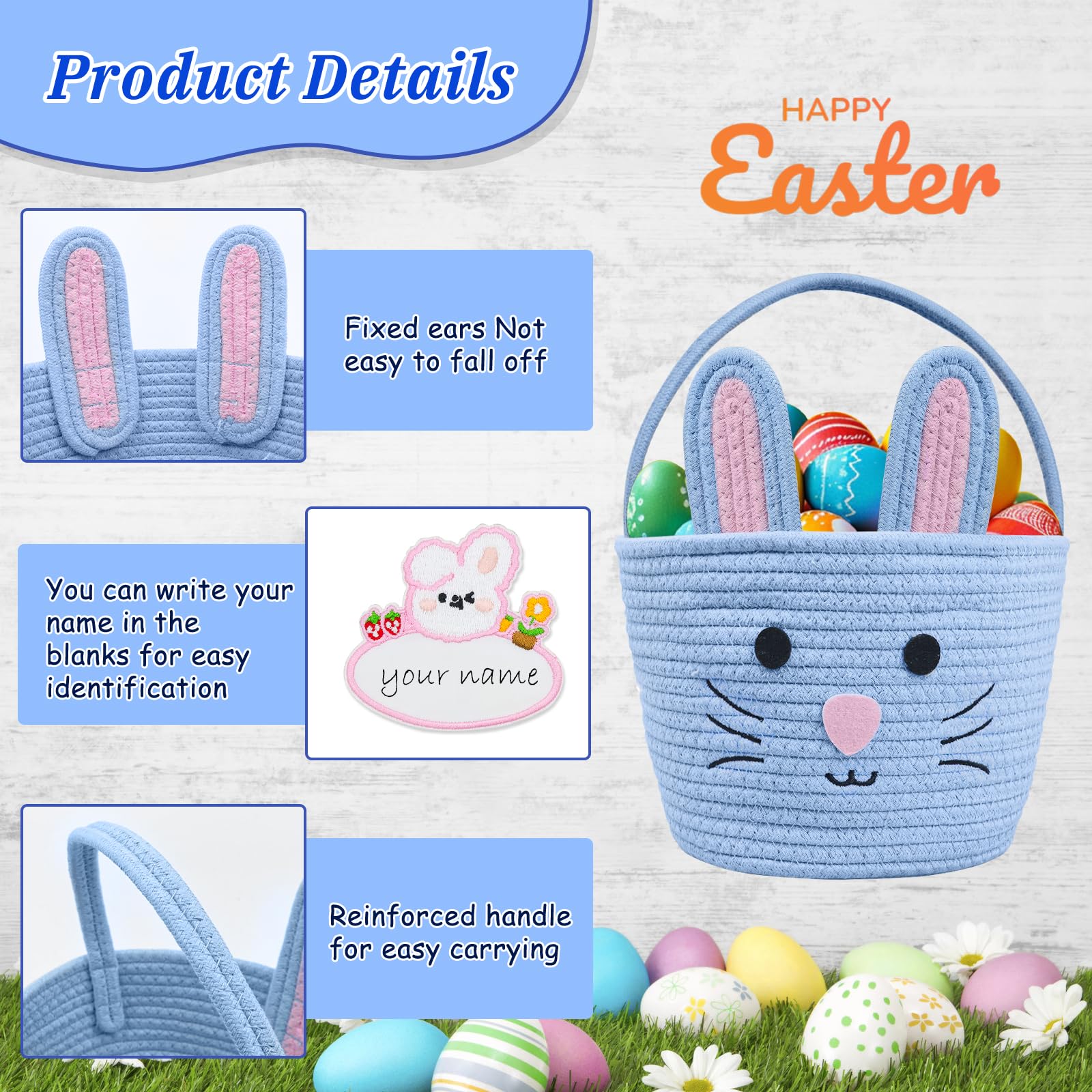 Brbecon Easter basket doubles as a cute gift for celebrations.